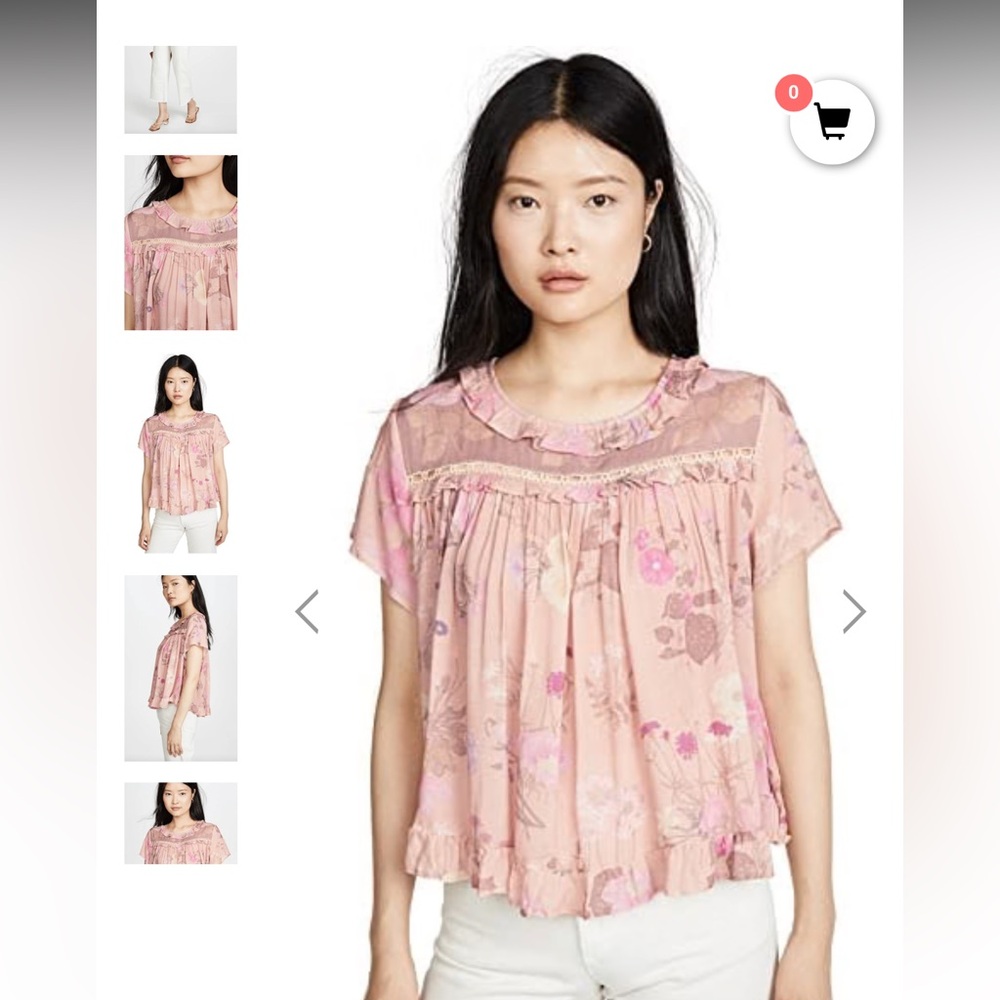 Spell the Gypsy floral blouse